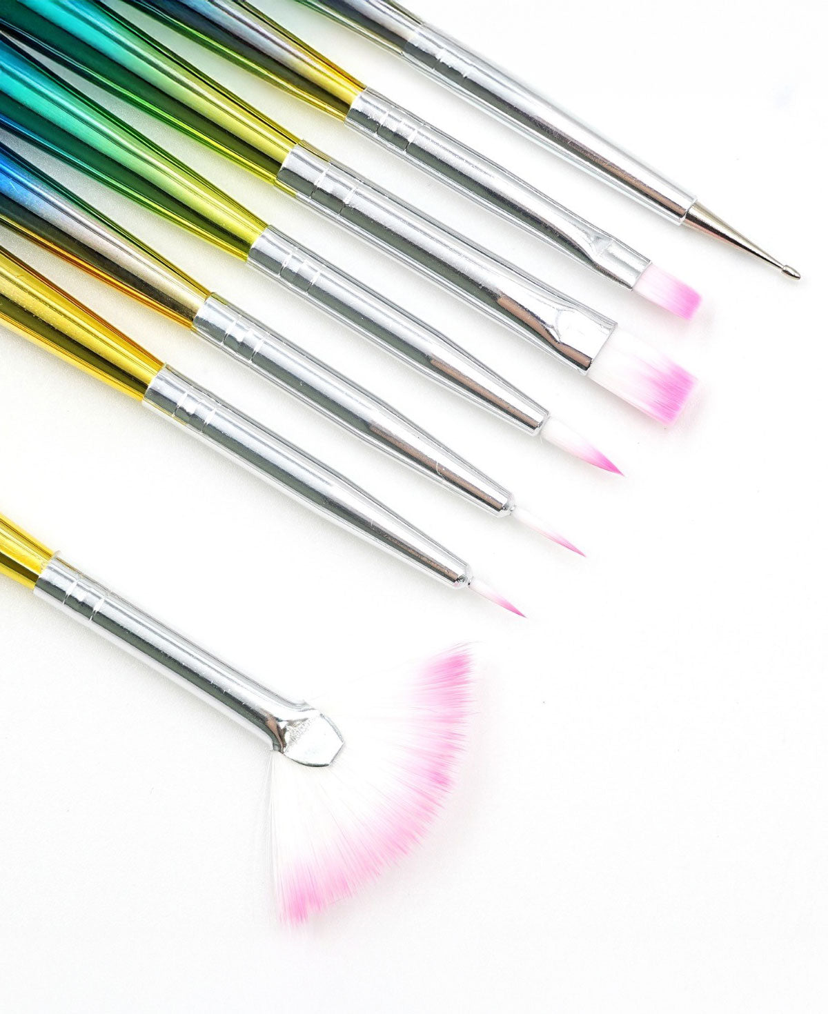 Set de Pinceles Rainbow de 7 Piezas- J043